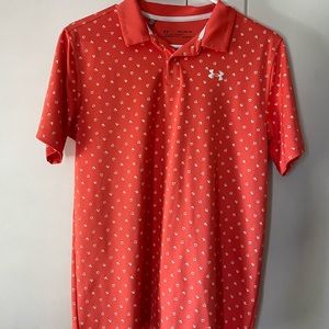 Boys Performance Under Armour Polo Youth XL